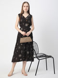 Women Rayon Printed A-Line Ethnic Dress